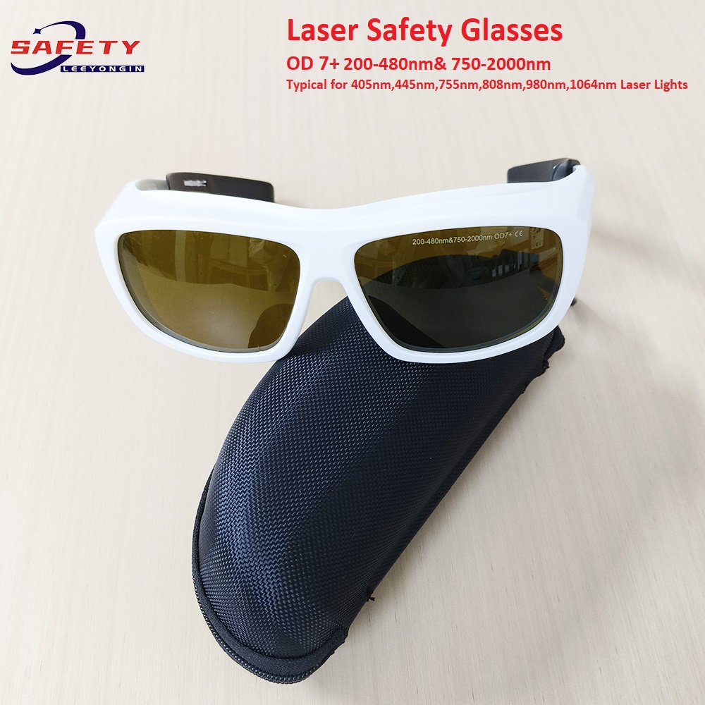 Industrial Laser Hair Removal - OD7 Laserschutzbrille für IPL-Laser-Haarentfernungsbehandlung, Kosmetik, Operator,