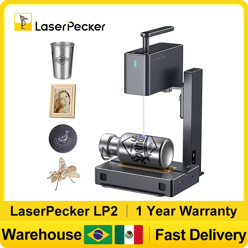 Industrial Laser Cutter - LASERPECKER Handlasergravierer Tragbare leistungsstarke Lasergravur-Schneidemaschine mit