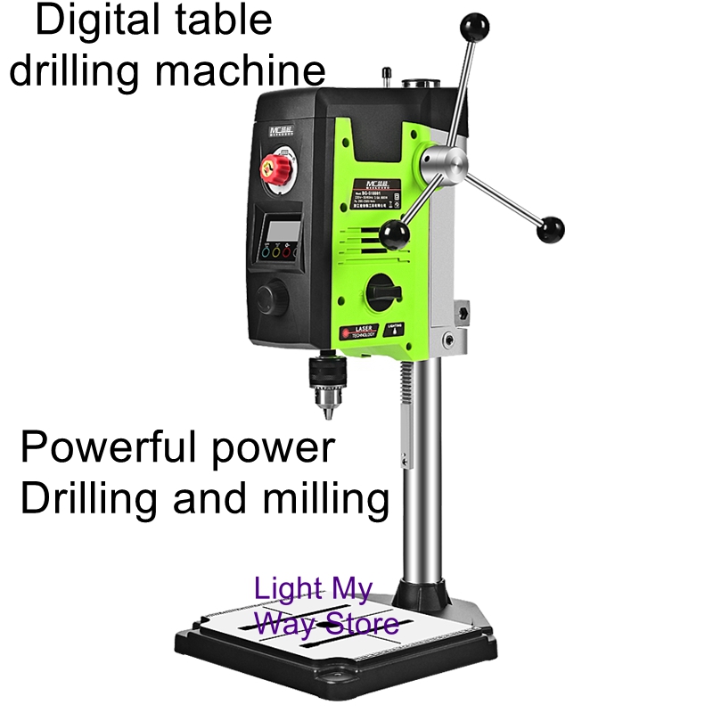 Industrial Laser Drill - Mini starke Tischbohrmaschine Digitalanzeige Laser kleine