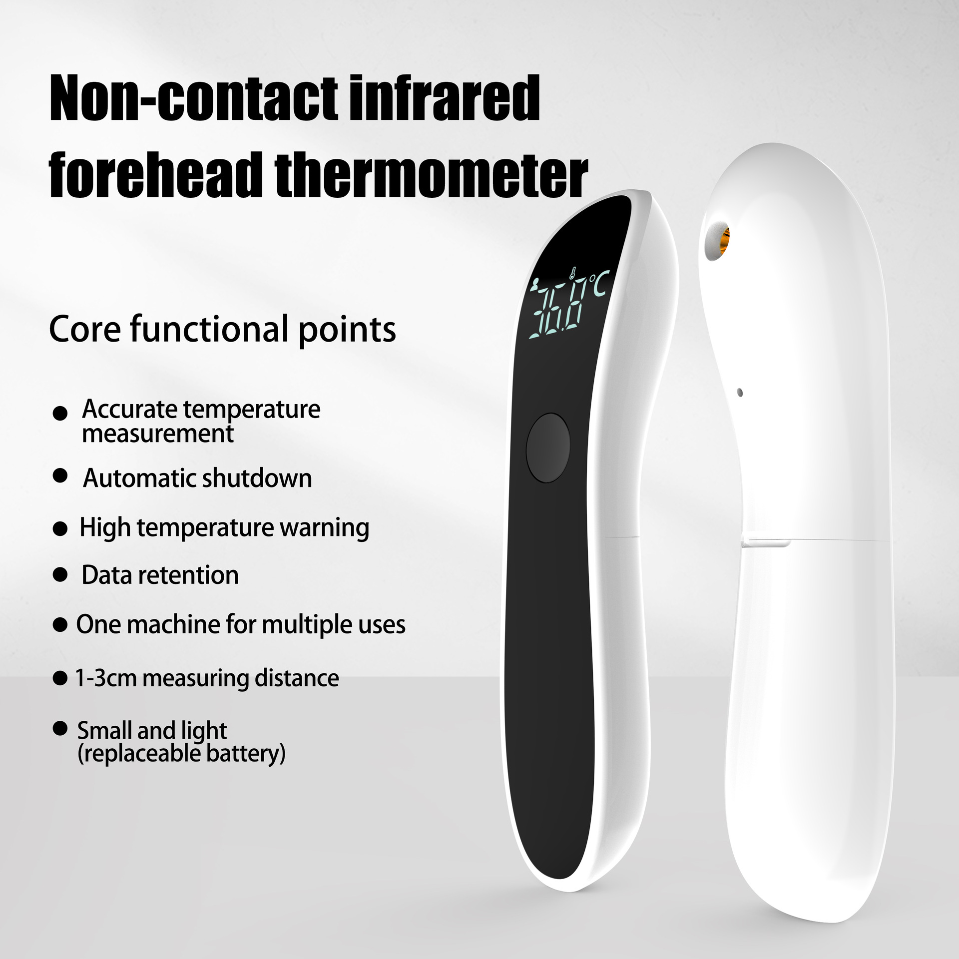 Industrial Laser Temperature Sensor - Infrarot-Fieber-Thermometer, medizinischer Haushalt, digital, LCD, für