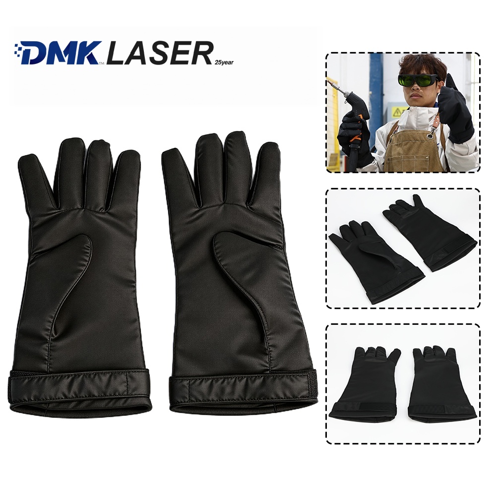 Fiber Laser Cutting Machine - DMK Laserschutzhandschuhe, schwarze Schutzhandschuhe, 75 W/cm*cm,