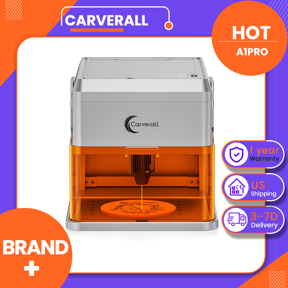 Industrial Handheld Laser Engraver - Carverall A1PRO 10W Lasergravierer mit HD-Kamera,