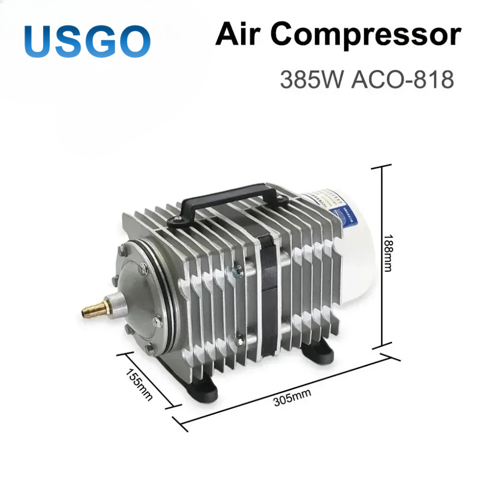 USGO ACO-818 385W Elektromagne – Air Assist Pump Laser Bewertung und Preis