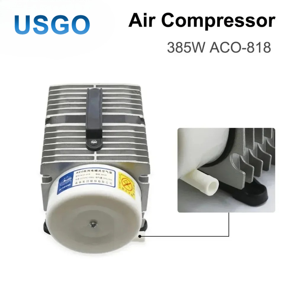 USGO ACO-818 385W Elektromagne – Air Assist Pump Laser Bewertung und Preis
