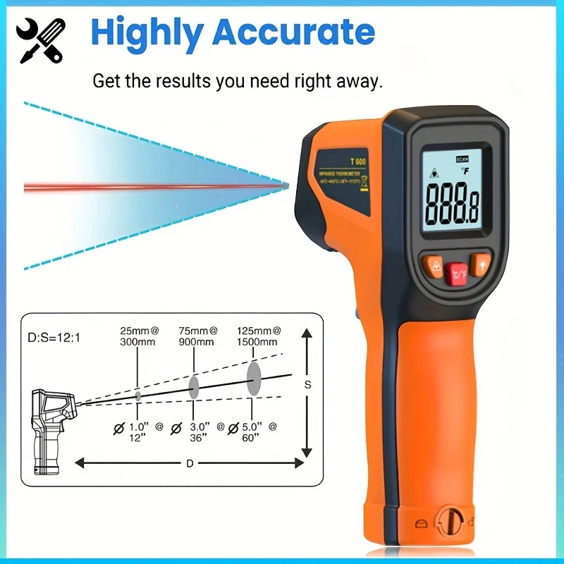 -50 ~ 600 Grad c digitales Inf – Industrial Laser Temperature Sensor Bewertung und Preis