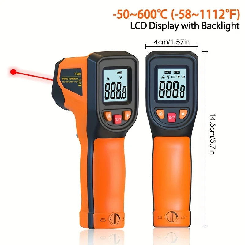 -50 ~ 600 Grad c digitales Inf – Industrial Laser Temperature Sensor Bewertung und Preis