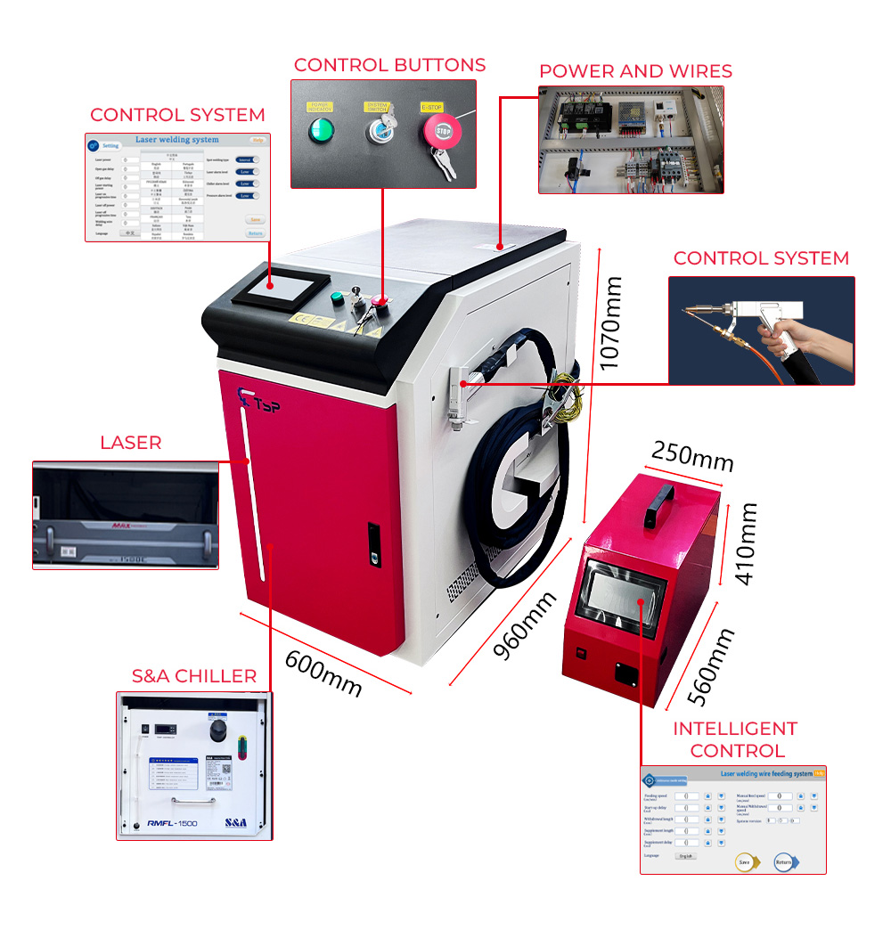 Fabrik-Direktverkauf 1000 W 20 – Industrial Laser Welding Machine For Sale Bewertung und Preis