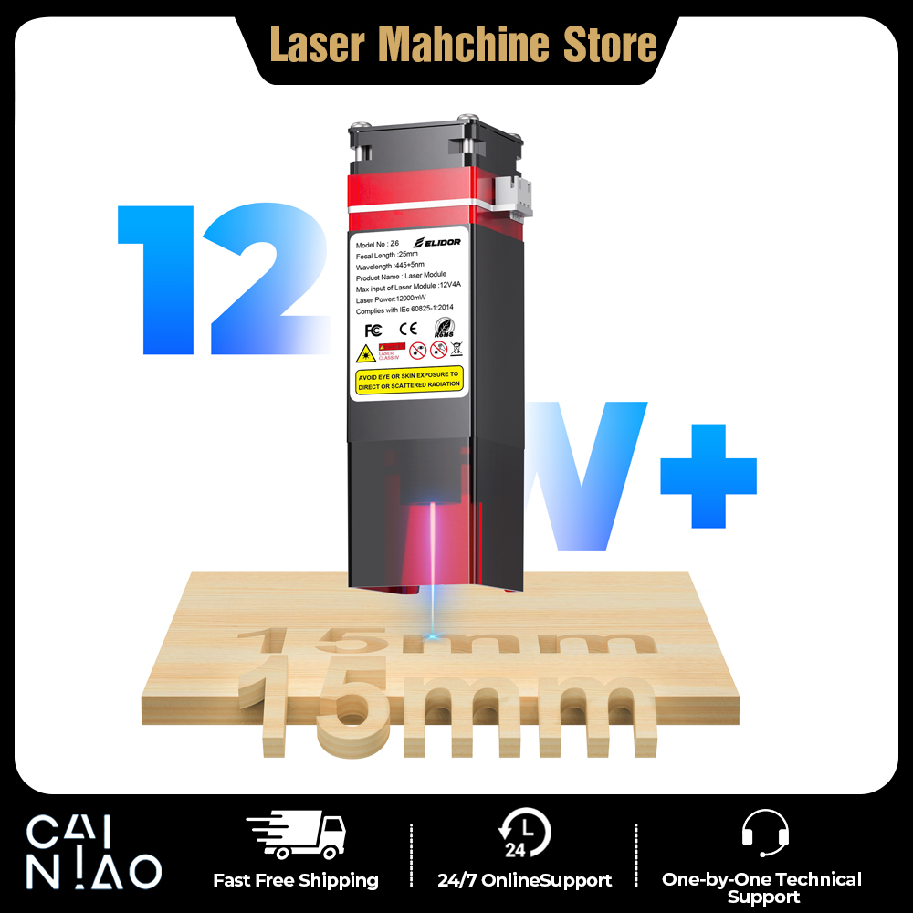 ELIDOR Z6 6W/12W Lasermodul Up – Industrial Laser Cutter Bewertung und Preis