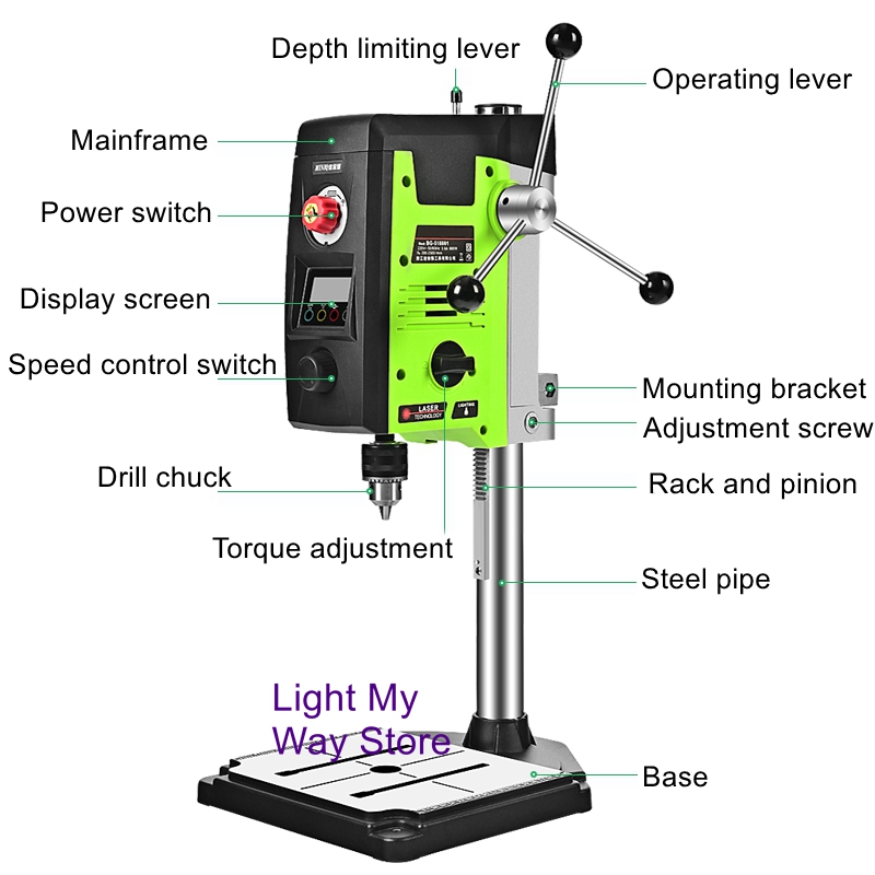 Mini starke Tischbohrmaschine  – Industrial Laser Drill Bewertung und Preis