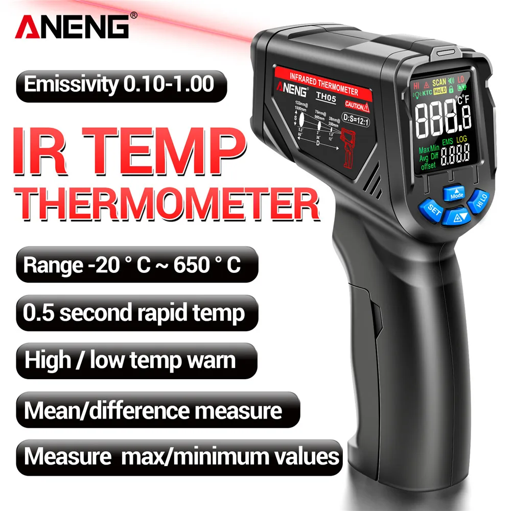Sensorpistolen-Temperaturmessg – Industrial Laser Temperature Sensor Bewertung und Preis