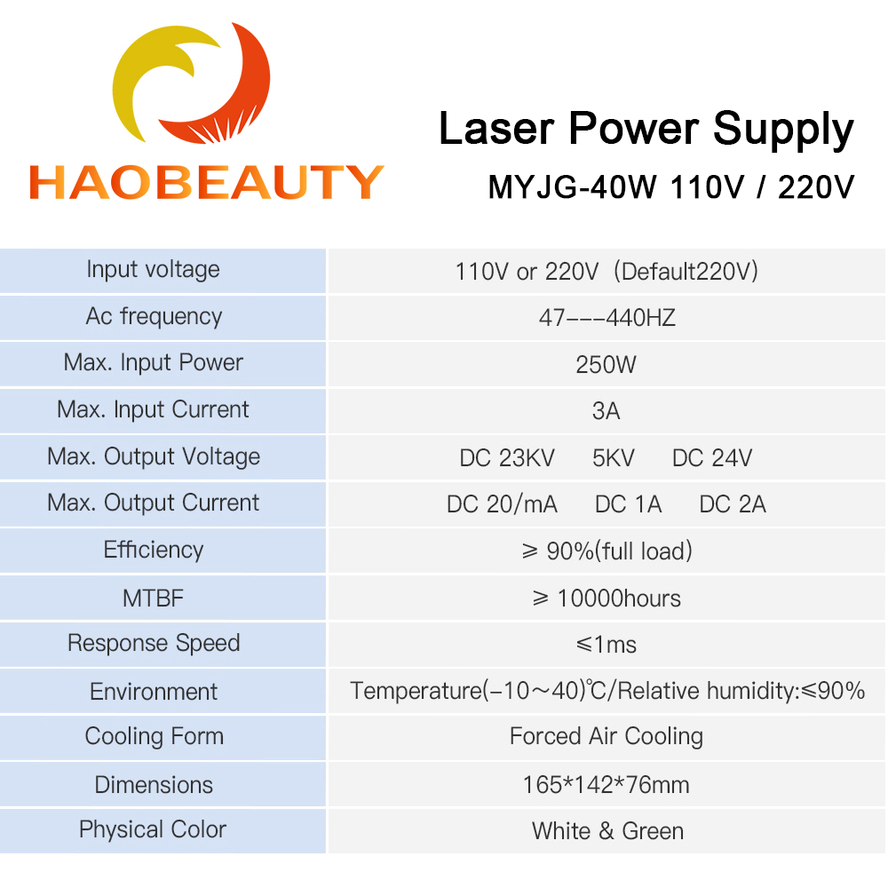 HAOBEAUTY MYJG-40 CO2-Laser-Ne – Industrial Laser Cutter Bewertung und Preis