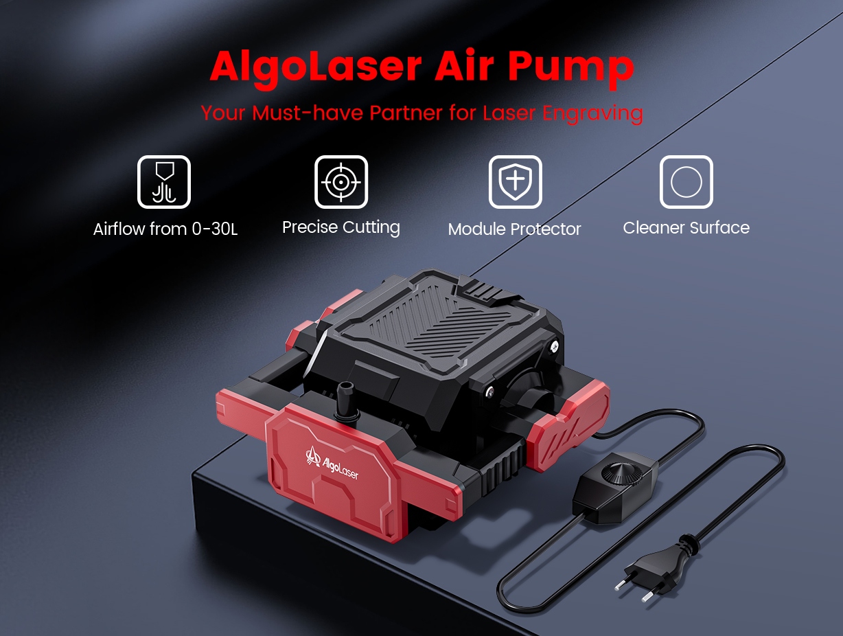 AlgoLaser Einstellbares Luftun – Air Assist Pump Laser Bewertung und Preis