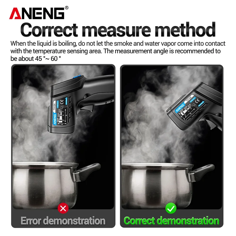 ANENG TH104 Infrarot-Handtherm – Industrial Laser Temperature Sensor Bewertung und Preis