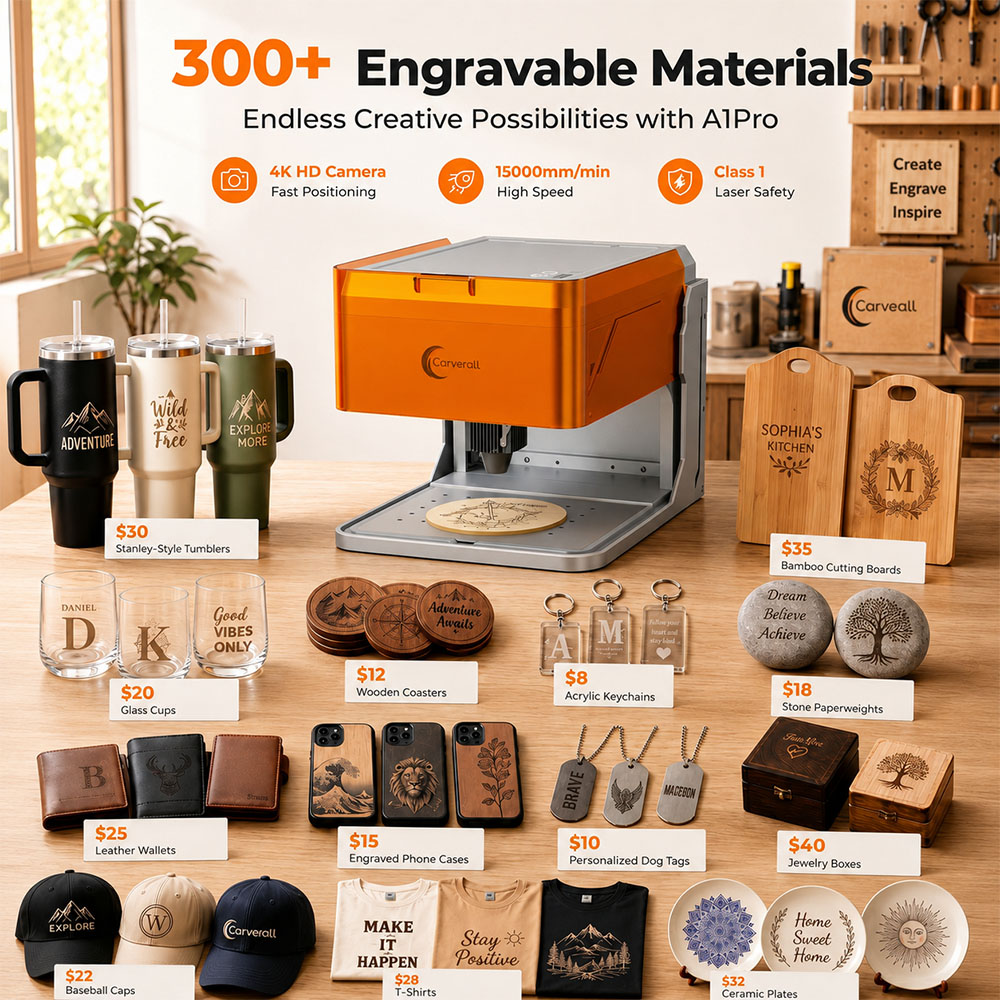 Carverall A1PRO 10W Lasergravi – Industrial Handheld Laser Engraver Bewertung und Preis