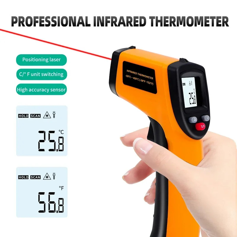 -50~380 ° C Industrielles Infr – Industrial Laser Temperature Sensor Bewertung und Preis