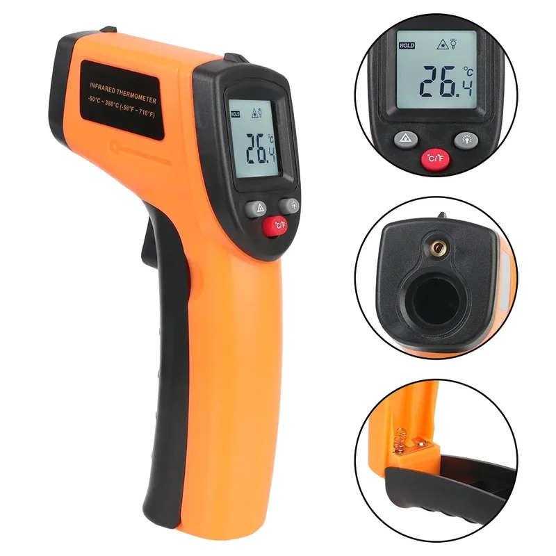 -50~380 ° C Industrielles Infr – Industrial Laser Temperature Sensor Bewertung und Preis