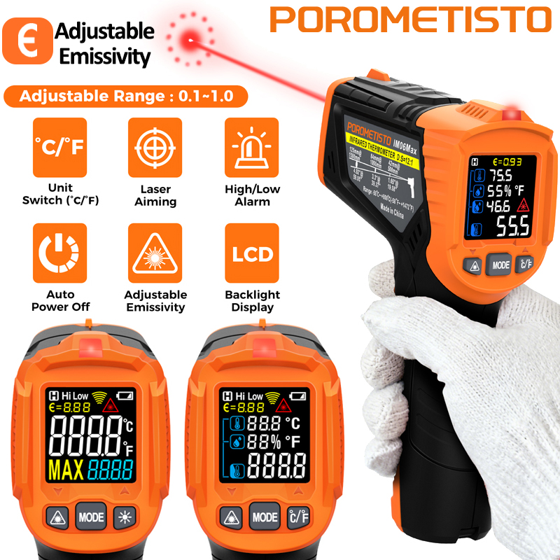 -50~380C Infrarot-Thermometer  – Industrial Laser Temperature Sensor Bewertung und Preis
